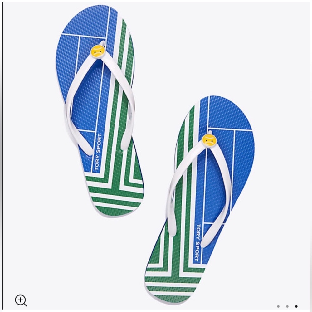 🆕 Tory Burch Tory Sport Tennis Thin Flip Flop